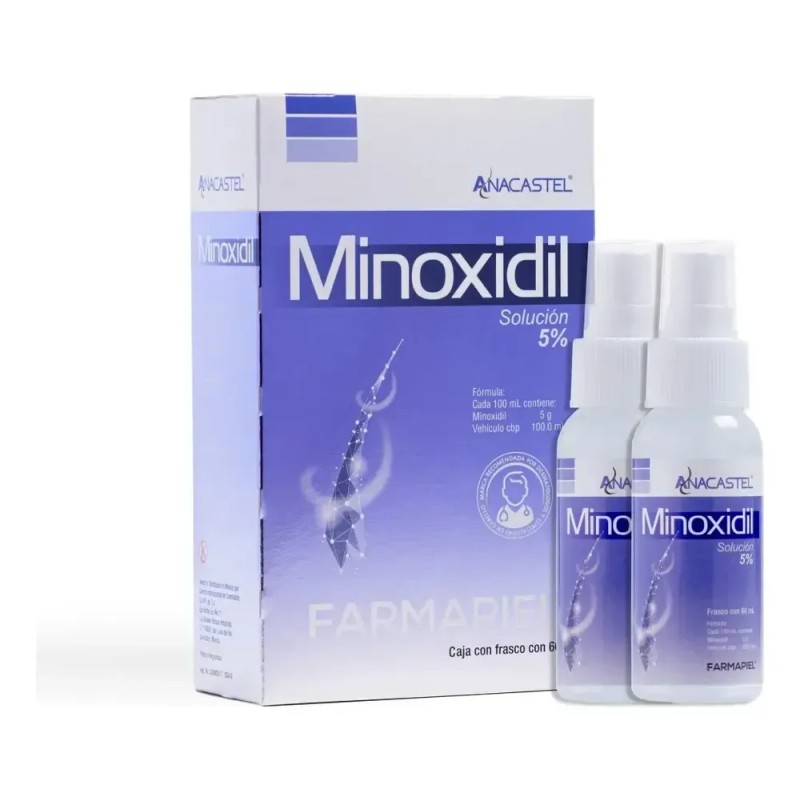 Anacastel Solución 5% , 2 Frascos 60 Ml