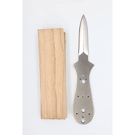 LOW COUNTRY OYSTER SCHUCKER S336 KNIFE MAKING KIT - KNIFE MAKING SUPPLIES - (S336 CHERRY)
