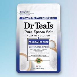 Dr Teal's Epsom Salt Magnesium Soak - Fragrance-Free - 4 lbs