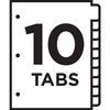 Avery 11134 Ready Index TOC Divider, Tabs 1-10, Letter Size,
