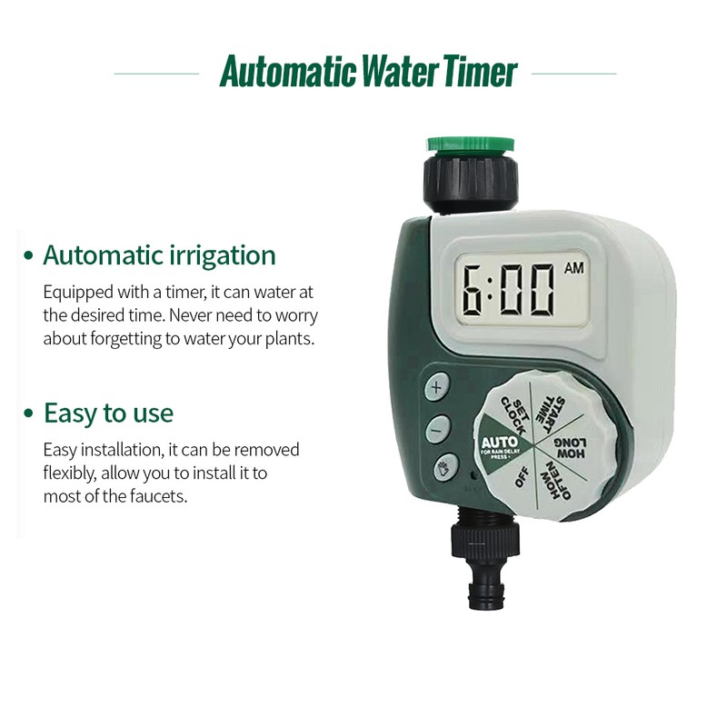 Digital Programmable Water Timer Weatherproof Garden Lawn Faucet Hose Timer