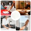Microfiber Cleaning Cloth, Cleaning Rags,3 Pcs, White 11.4 inch x