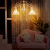 Toyvian Mini Chandelier for Dollhouse: 1/12 Scale Dollhouse Ceiling Light