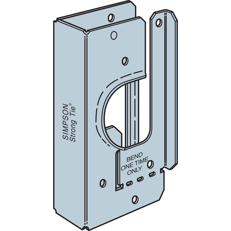 Simpson Strong-Tie HSS2-SDS1.5 HSS Galvanized Stud Shoe for 2X, with