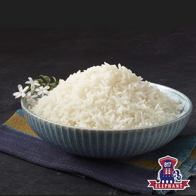 817 Elephant Thai Hom Mali White Jasmine Rice - 15