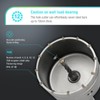 BINOTA 9PCS Concrete Hole Saw Kit, Rotary Hammer Core Bit