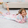 Viviland Wearable Fleece Blanket with Sleeves & Foot Pocket for