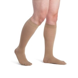 SIGVARIS DYNAVEN - Calcetines altos para hombre, punta cerrada, 30-40 mmHg LL Crispa