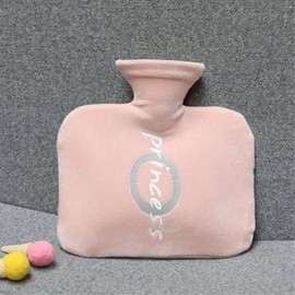 Practical lettering insulated reusable water bag (800ml) (pink)