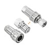 PATIKIL 1 Set Hydraulic Quick Coupling Carbon Steel M14 x