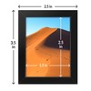 LaVie Home Picture Frame - 2x3 with HD Plexiglas, Black,