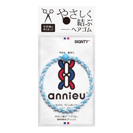 annieu Hair Rubber Hair Accessory Bracelet [Hairdresser Design] Annu (Ice Blue)