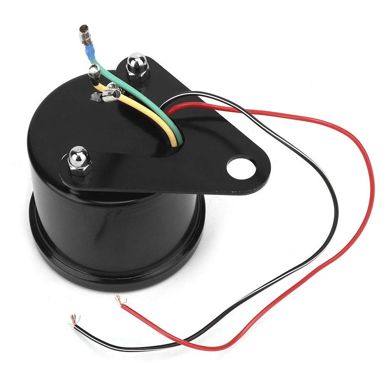 Qiilu Motorcycle Tachometer, Universal Motorcycle Backlight Tachometer, Tachometer, Aluminium Display