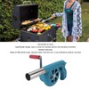 Hand Crank BBQ Fan, Increase Firepower, Easy Operation, Portable Barbeque