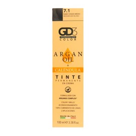 GD3 Tinte en Crema Permanente 7.1 Rubio Ceniza Medio 100Ml