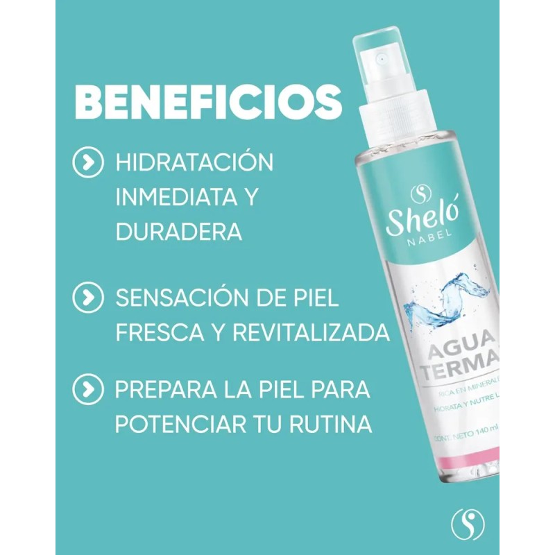 Agua Termal Hidrata, Calma Irritación & Refresca Shelo Nabel