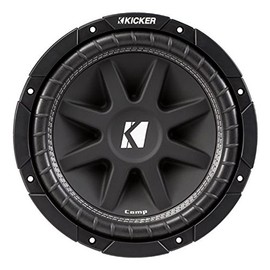 KICKER 43C104 10" Comp C10 Series Sub 150W RMS 4 Ohm SVC Car Subwoofer (Certified Refurbished)