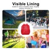 Mesh Backpack Heavy Duty Lightweight Large Capacity Washable See Through