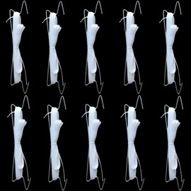 UCSAJI 10 PCS Tomato Support Hooks 10m Twine Vegetable Support Clips Vine Support String Rope Plant Trellis for Climbing Plants Hooks to Prevent Tomatoes from Pinching or Falling Off