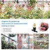 Mornajina 20Pcs Three-Way Atomizing Nozzle with Drip Irrigation Connector for