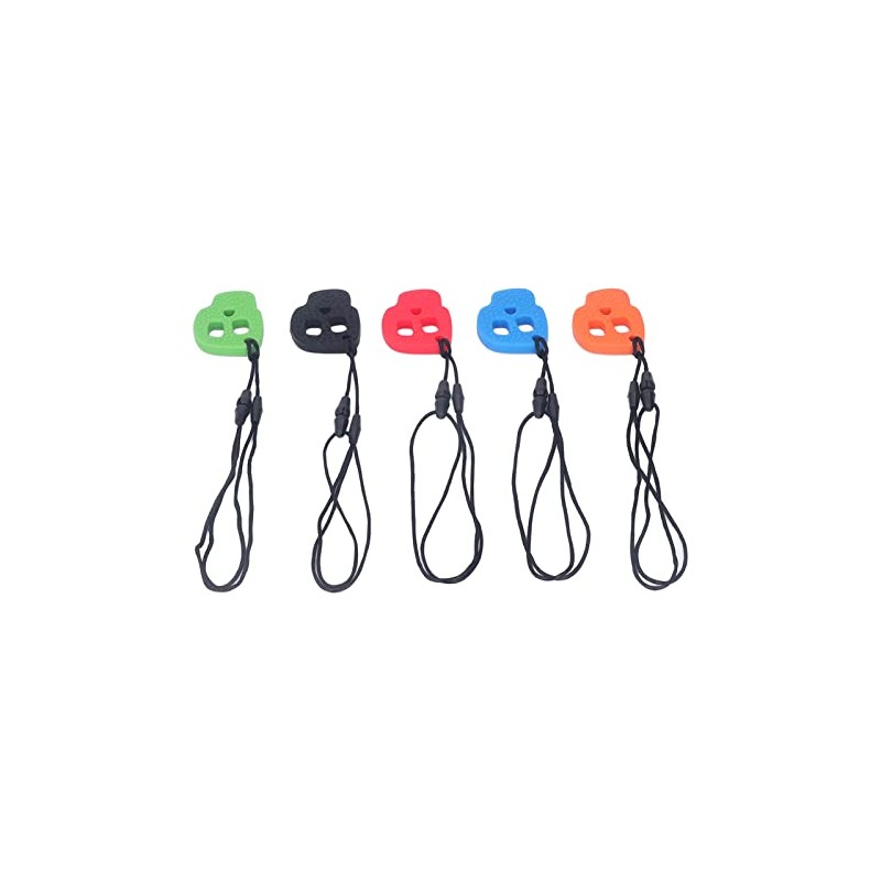 Collar de Masticación Sensorial de Silicona - Paquete de 5