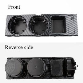 MangWany Drink Holder Centre Console Carbon for 3 Series E46 1998-2007 51168217953 Centre Console Cup Holder Double