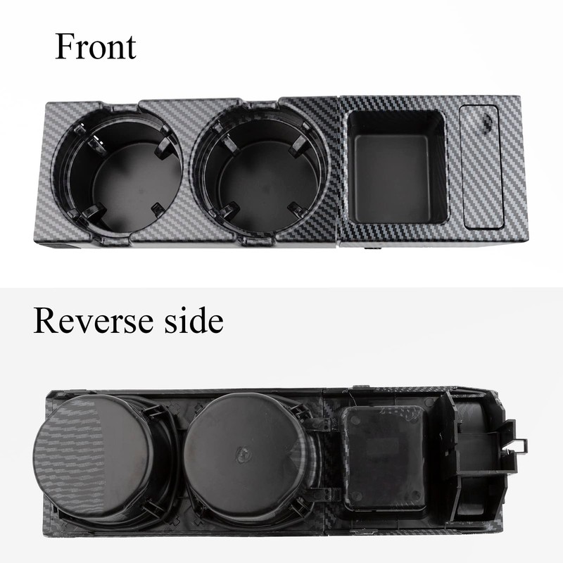 MangWany Drink Holder Centre Console Carbon for 3 Series E46