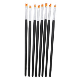 FRCOLOR Nail Art Pen Set 8 Pcs Flower Brush Kit Nail Painting Brush Dotting Pen for Home Salon