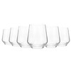 KX-WARE 16-ounce Acrylic Unbreakable Stemless Wine Glasses, set of 6