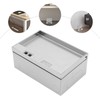 Recessed Flat Hidden Floor Electrical Outlet Kit, Electrical Outlet Cover