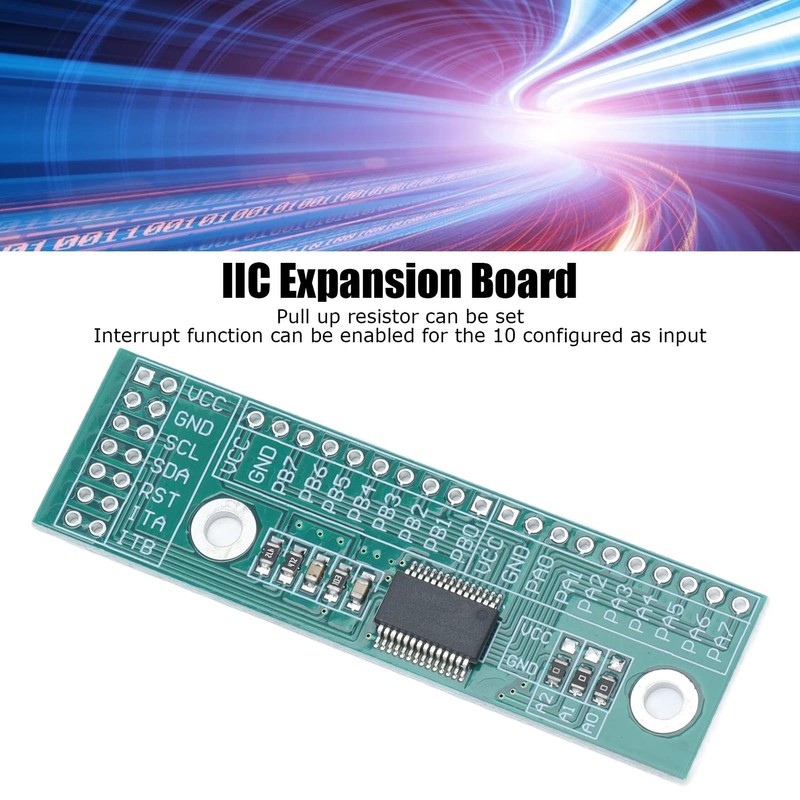 16 Channel IO Expansion Module I2C Interface, MCP23017 Chip, Full