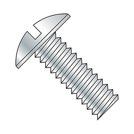 Small Parts 584673 Steel Truss Head Machine Screw, Zinc Plated, Meets ASME B18.6.3, Slotted Drive, 1/4"-20 Thread Size, 2-1/4" Length, Fully Threaded, Imported (Pack of 50)