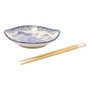 Ebros Gift Blue Feng Shui Dragon Small Appetizer Coupe Plate