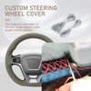 Mearo Leather Steering Wheel Cover, Stitch on Wrap, Steering Wheel