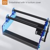 Topyond Laser Rotary Roller Engraving Module, 360° Rotating Stepper Motor,