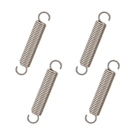 GUNGY Extension Spring 60 mm Tension Spring With Dual Hook in 304 Stainless Steel OD 10 mm Wire Diameter 1.6 mm Max Load 8 kg 1.6 x 10 x 60 mm 4 Pieces