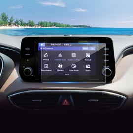 (2pcs) Coleya 2021 2022 2023 Santa Fe Screen Protector for Hyundai Santa Fe (SE) 8-inch Touch Screen, 2023 H yundai Santa Fe Accessories 2023 Santa Fe Plastic Protective Film High Clarity 8"