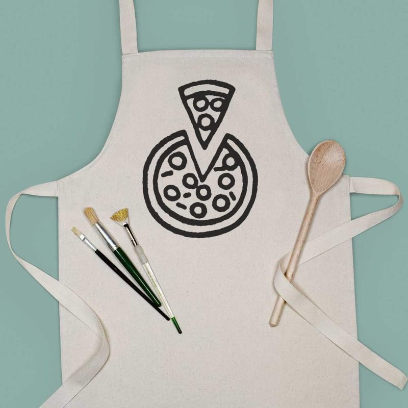 Azeeda 'Sliced Pizza' Kid’s Cooking Apron (AP00017306)