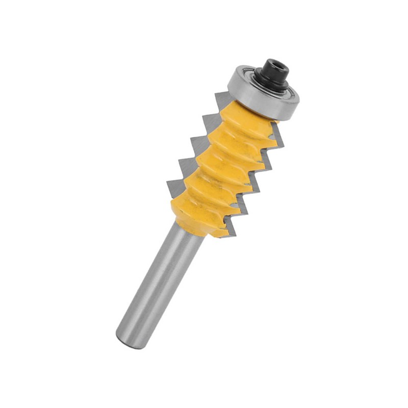 8 Shank Woodworking Cutter Rail Stile Router Bit Line Wave