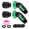 2 Pack Rain Barrel Spigot Kit, 45 Degree 3/4" GHT