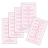 Laser Hair Removal Aftercare Cards | 50 Pack | Size