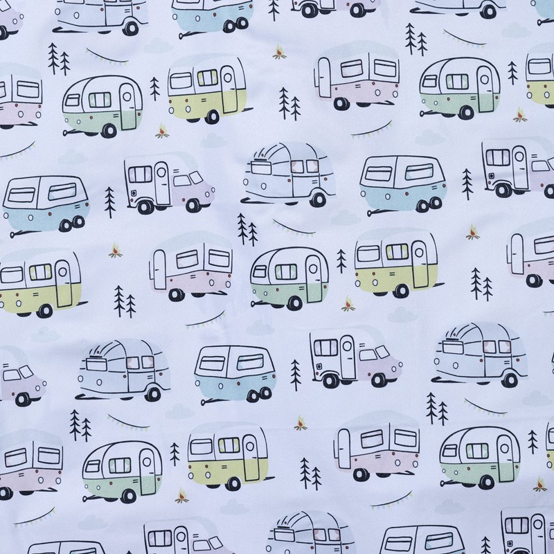 Puckator PICB03 Wildwood Caravan Picnic Blanket, Foldup, Camping Picnics Outdoors