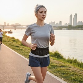 Creson Running Belt Waist Pack for Sports & Marathon with Phone Holder Running Bag L