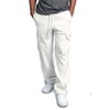 G-Style USA Men's Solid Fleece Heavyweight Cargo Pants FL77 -