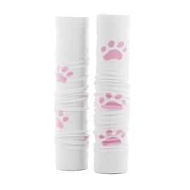 The Med Sleeve White With Pink Dog Paw