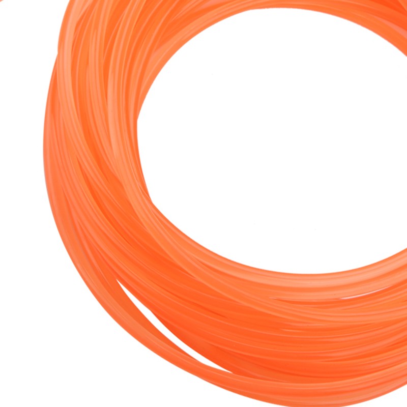 Orange Smooth PU Polyurethane Round Belt for Drive Transmission(5mm*10m)