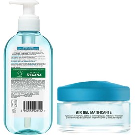 Kit Garnier Las Favoritos del Mariana - Express Anti Imperfecciones Gel Limpiador con Ácido Salicílico + Crema Facial Hidratante Matificante en Gel