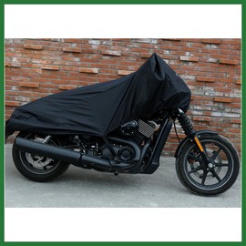 Motoforti M Black Motorcycle Half Cover Waterproof Rain Dust UV Protector Long-lasting