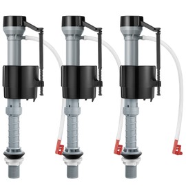 Saillong 3 Pack Toilet Fill Valve Replacement, Universal Toilet Tank Fill Valve Replacement Kit, Height Adjustable Toilet Float Replacement Kit, Fill Valve Replacement Kit for Toilet Tank