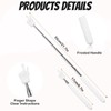 2 Pieces Telescopic Pointer Finger for Teachers, Retractable Hand Pointer